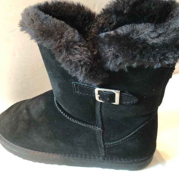 Style & Co. Black Ankle Boots with Buckle Detail - Picture 3 of 11